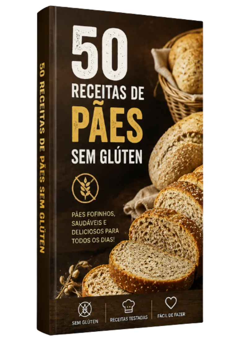 50 Receitas de Pães Sem Glúten
