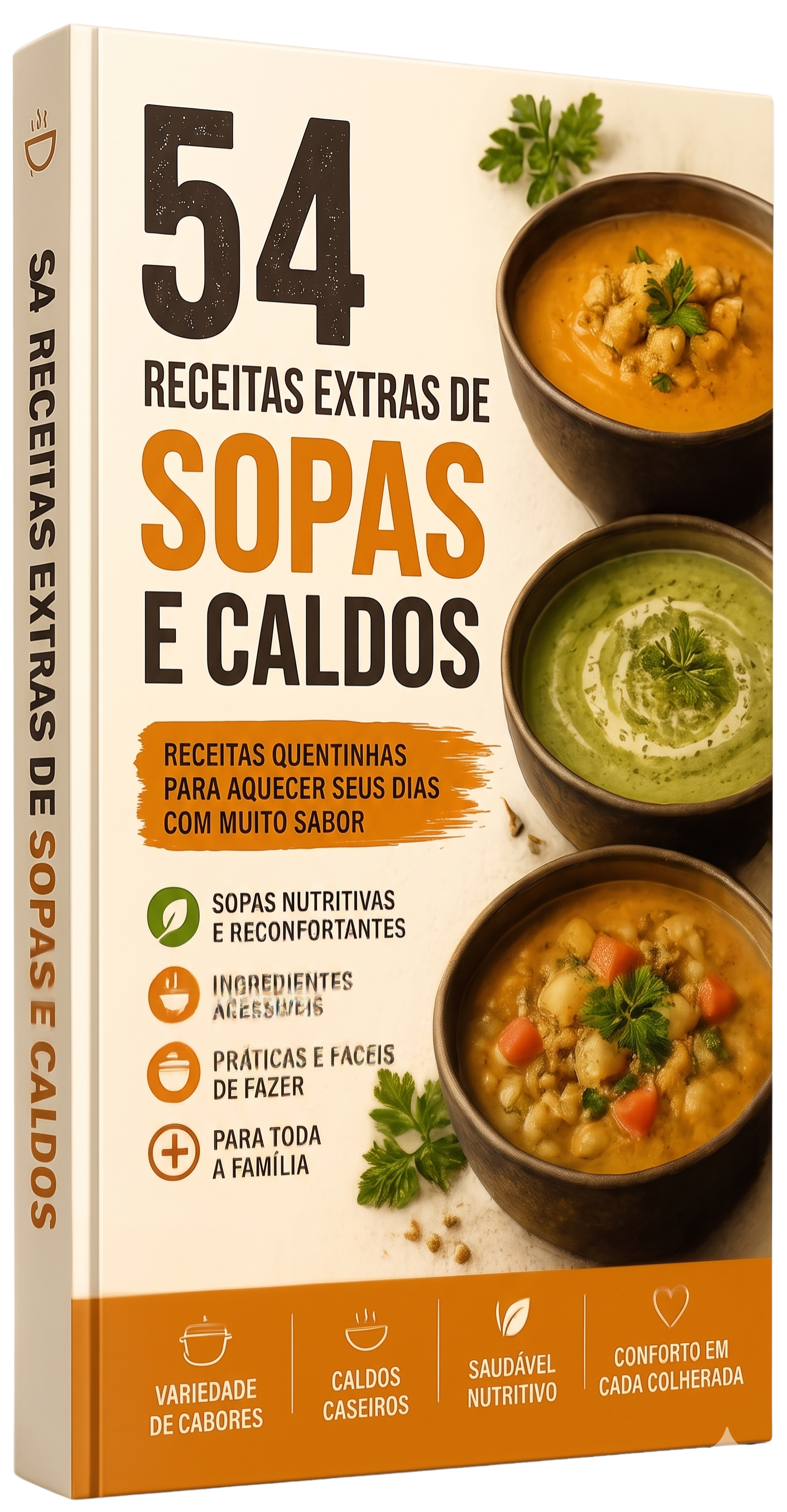 54 Receitas Extras de Sopas e Caldos
