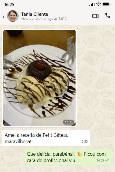 Depoimento cliente